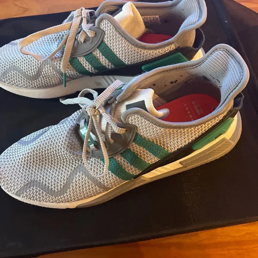 adidas green gray